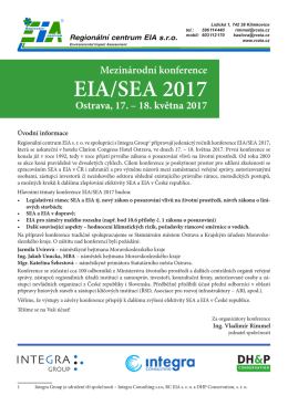 EIA/SEA 2017