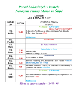 Od 19. do 26. února 2017