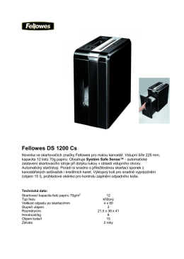 Fellowes DS 1200 Cs