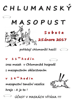 Chlumanský masopust
