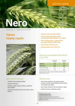 Výnos hodný císaře - Limagrain