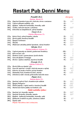 Denní Menu 20.2.