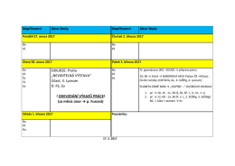 Příští týden (27. února až 5. března)