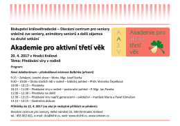 Akademie pro aktivn&iacute; třet&iacute; věk