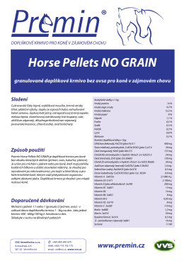 Horse Pellets NO GRAIN