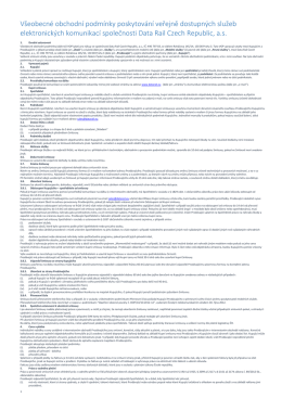 V&scaron;eobecn&eacute; obchodn&iacute; podm&iacute;nky