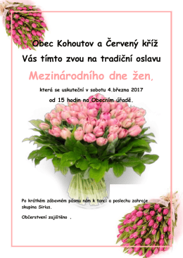 Mezin&aacute;rodn&iacute;ho dne žen