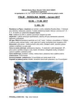 2.-11. června 2017 - 18. z&aacute;kladn&iacute; &scaron;kola Most