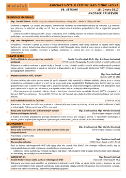 - Asociace učitelů če&scaron;tiny jako ciz&iacute;ho jazyka