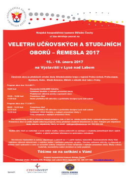 veletrh učňovských a studijních oborů – řemesla 2017