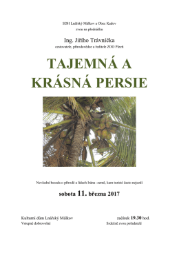 tajemn&aacute; a kr&aacute;sn&aacute; persie