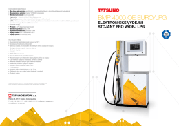BMP 4000.OE EURO/LPG - tatsuno