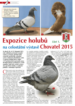 Čl&aacute;nek z časopisu Chovatel