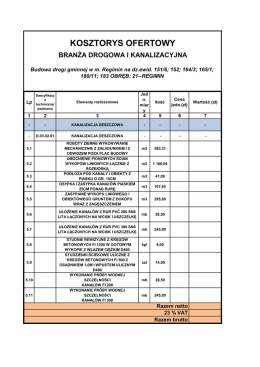 KOSZTORYS REGIMIN 22.02.2017