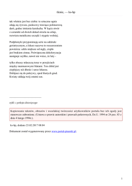 tlenie, — ks-hp - Portal Pisarski