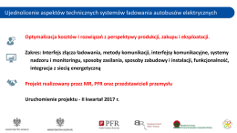 Ujednolicenie aspektów technicznych systemów ładowania