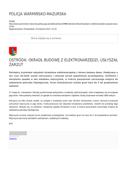 Generuj PDF - Policja Warmińsko