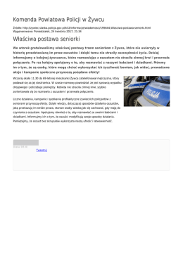 Generuj PDF - Komenda Powiatowa Policji w Żywcu