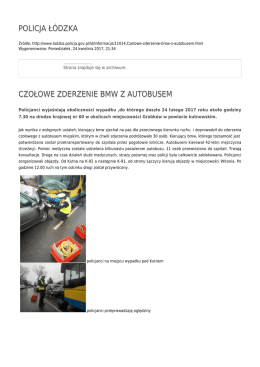 Generuj PDF - Policja Ł&oacute;dzka