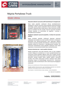 Myjnia Portalowa Truck