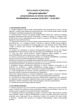 zobacz regulamin - intermarche zielona góra