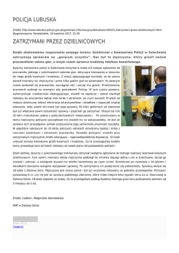 Generuj PDF - Policja Lubuska