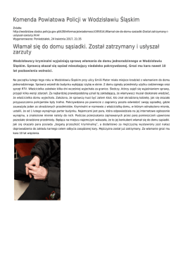 Generuj PDF - Komenda Powiatowa Policji w Wodzisławiu Śląskim