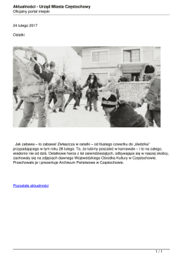 PDF - Urząd Miasta Częstochowy