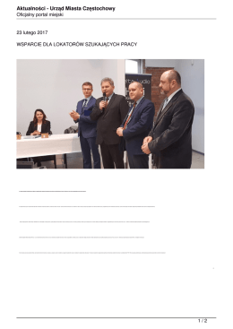 PDF - Urząd Miasta Częstochowy
