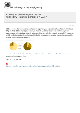 pobierz stronę jako plik pdf - Urząd Statystyczny w Bydgoszczy