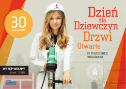Program Drzwi Otwartych i Dnia dla Dziewczyn na PP