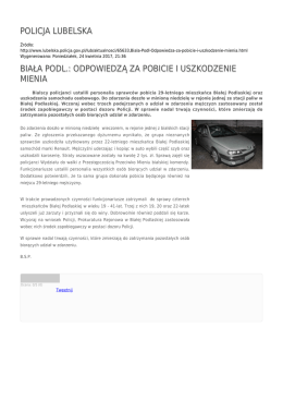 Generuj PDF - Policja Lubelska