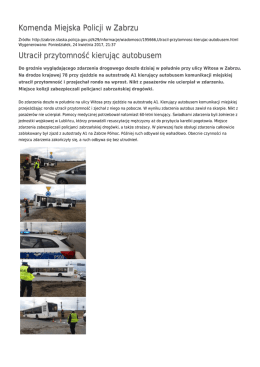 Generuj PDF - Komenda Miejska Policji w Zabrzu