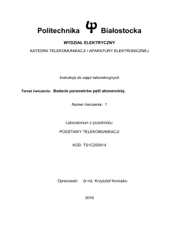 1. Wprowadzenie 1.1. Definicje [1, 3]