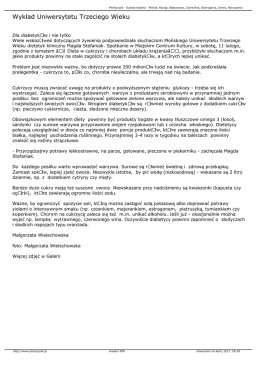 Wykład Uniwersytetu Trzeciego Wieku