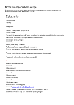 Generuj PDF z tej stronie - Urząd Transportu Kolejowego