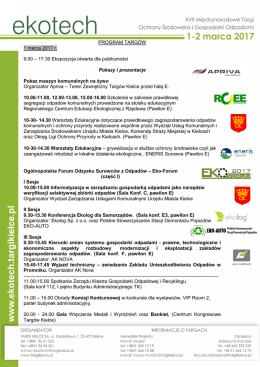 Program targów