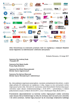 1 Libia: Koncentracja na zwalczaniu przemytu ludzi we wsp&oacute;łpracy z