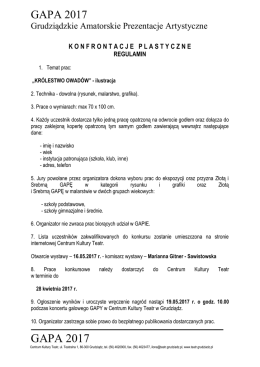 GAPA 2017 - Centrum Kultury Teatr w Grudziądzu