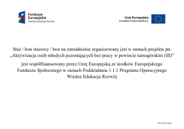 Sta / bon sta owy / bon na zatrudnienie organizowany jest - pup