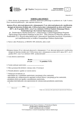 Załącznik nr 2 - Powiatowe Centrum Pomocy Rodzinie w