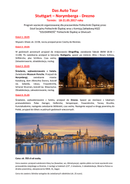 Das Auto Tour Stuttgart &ndash; Norymberga