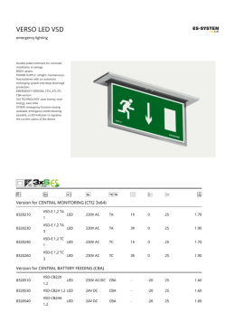verso led vsd - ES