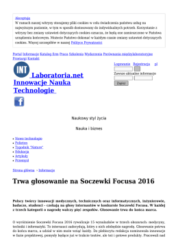 Trwa głosowanie na Soczewki Focusa 2016
