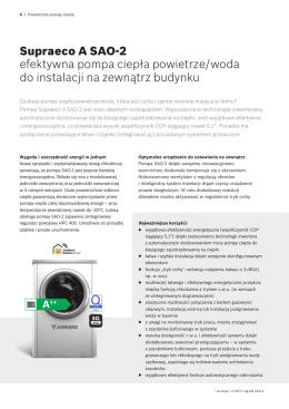 Dodatkowe informacje techniczne o pompach Supraeco w pliku PDF
