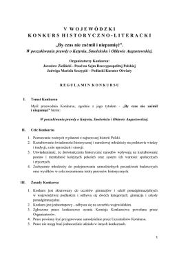 „By czas nie zaćmił i niepamięć”.