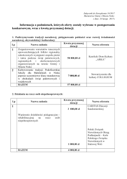 Załącznik do zarządzenia nr 24/2017