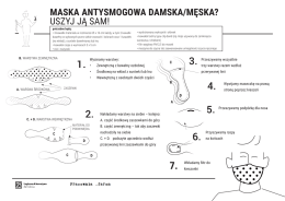 maska antysmogowa damska/męska? uszyj ją sam!