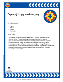 Zaplanuj drogę ewakuacyjną