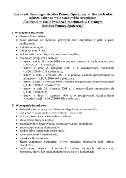 Więcej - Biuletyn Informacji Publicznej - BIP